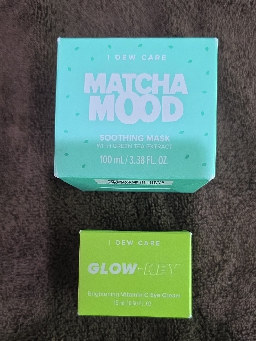 I DEW CARE Matcha Mood Soothing Mask & Glow-Key Eye Cream - 2 Items